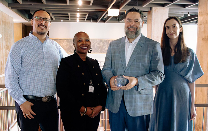 Employer of the year award, NC Central University's Web Services Department